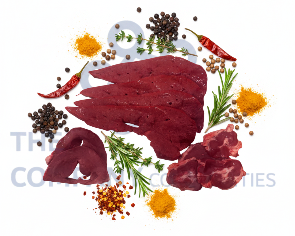 Veal Liver With Kidney And Heart