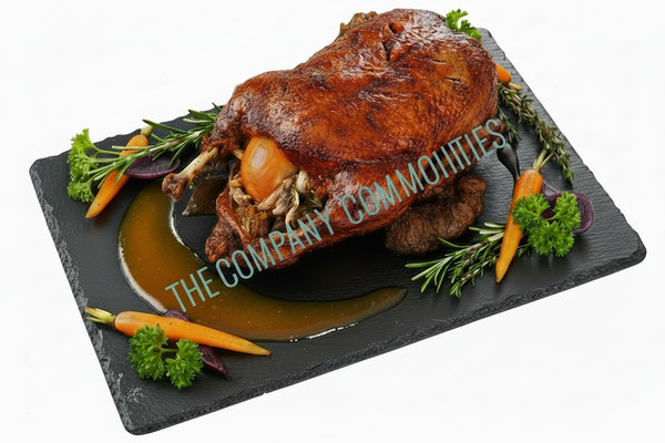 Whole Roasted Duck With Orange Glaze And Ginger