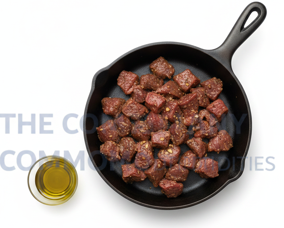Marinated Small Beef Cubes